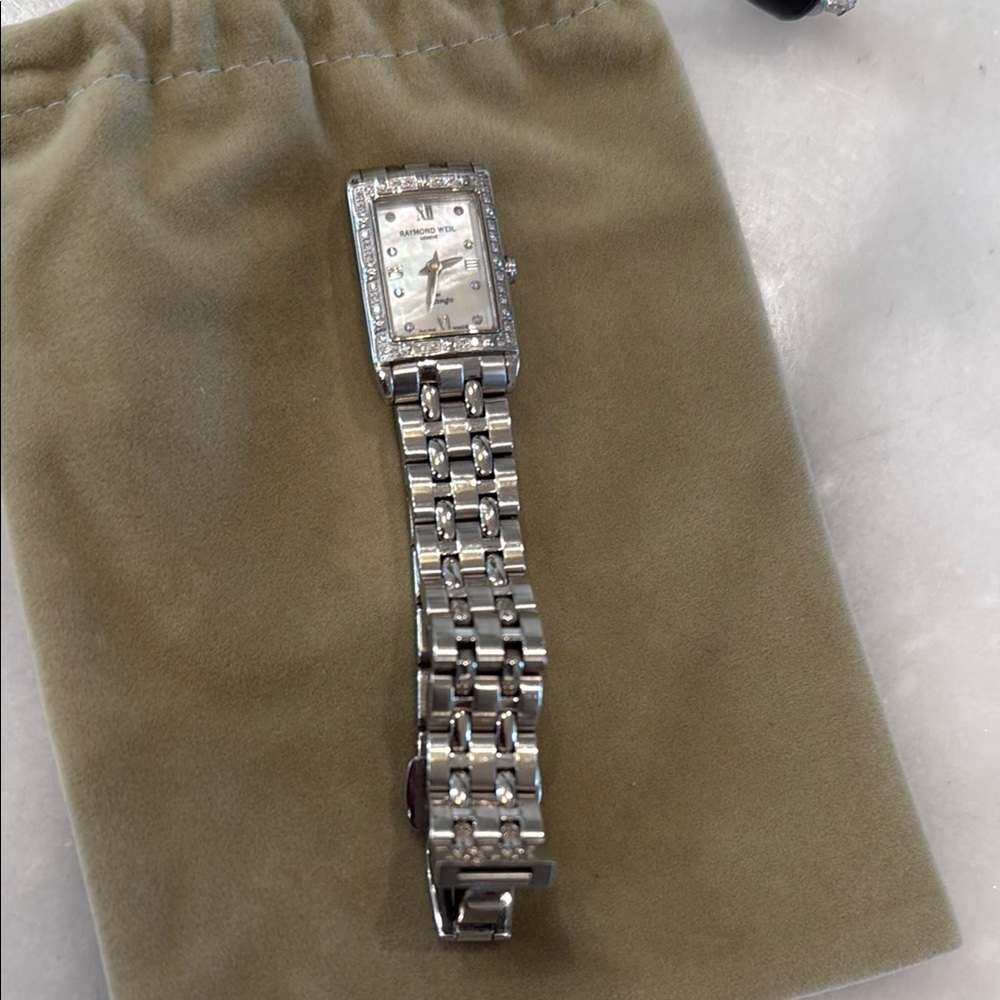 Raymond Weil Silver Women's Watch with Diamond Accents